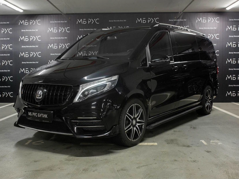 Автомобиль Mercedes-Benz V-Класс II поколение (W447) 250 2.1d AT 4Matic Long (190 л.с.) Base Чёрный 2018 с пробегом 138 000 км