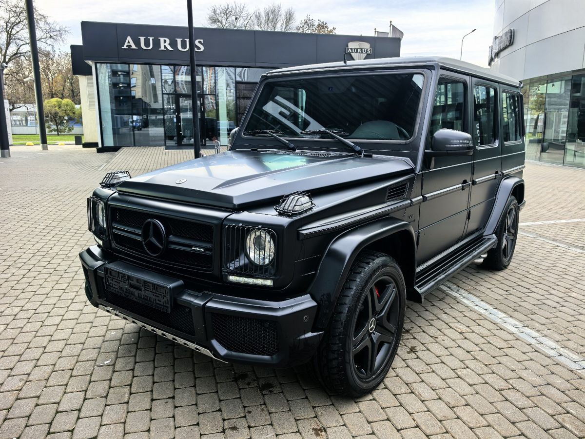 Mercedes-Benz G-Класс AMG I (W463) [3-й рестайлинг] 63 AMG 5.5 AT 4Matic (571 л.с.) AMG Чёрный 2016 с пробегом 90 242 км