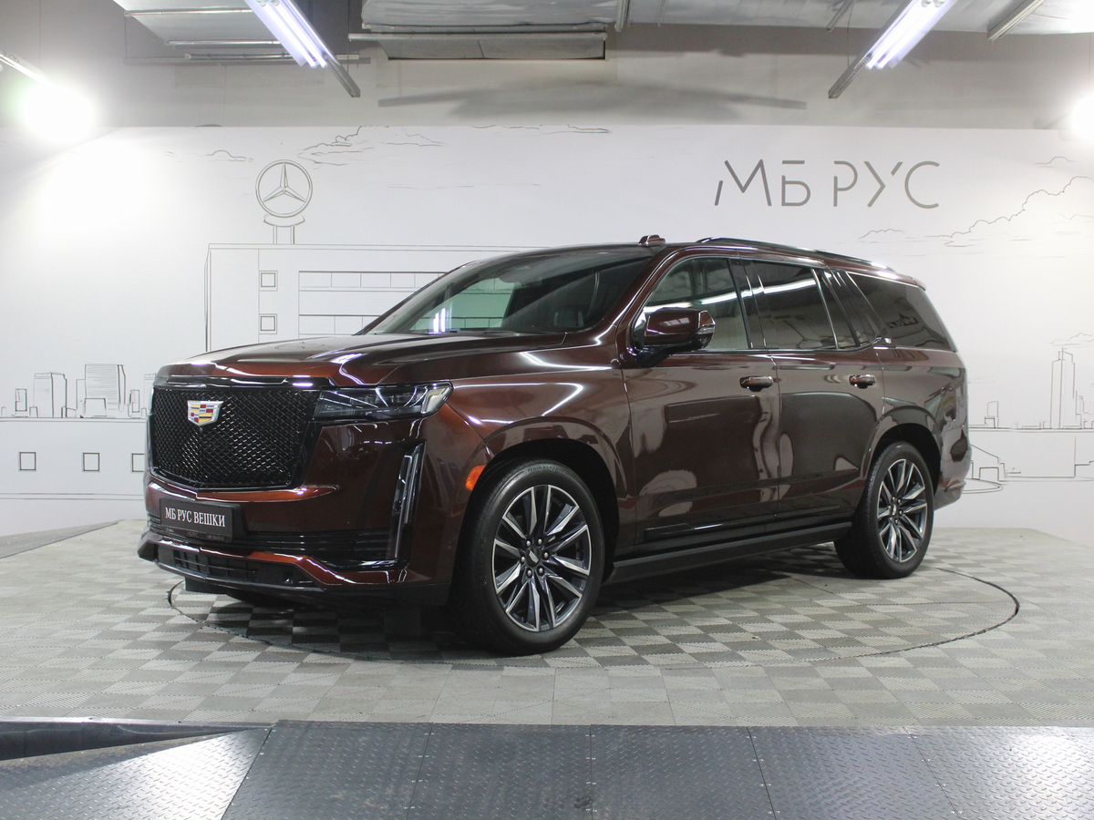 Cadillac Escalade V поколение 6.2 AT 4WD (416 л.с.) Sport Platinum Коричневый 2022 с пробегом 70 101 км