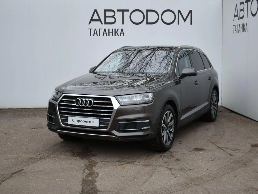 Автомобиль Audi Q7 II поколение (4M) 3.0d AT 4WD (249 л.с.) Advance Коричневый 2019 с пробегом 119 722 км