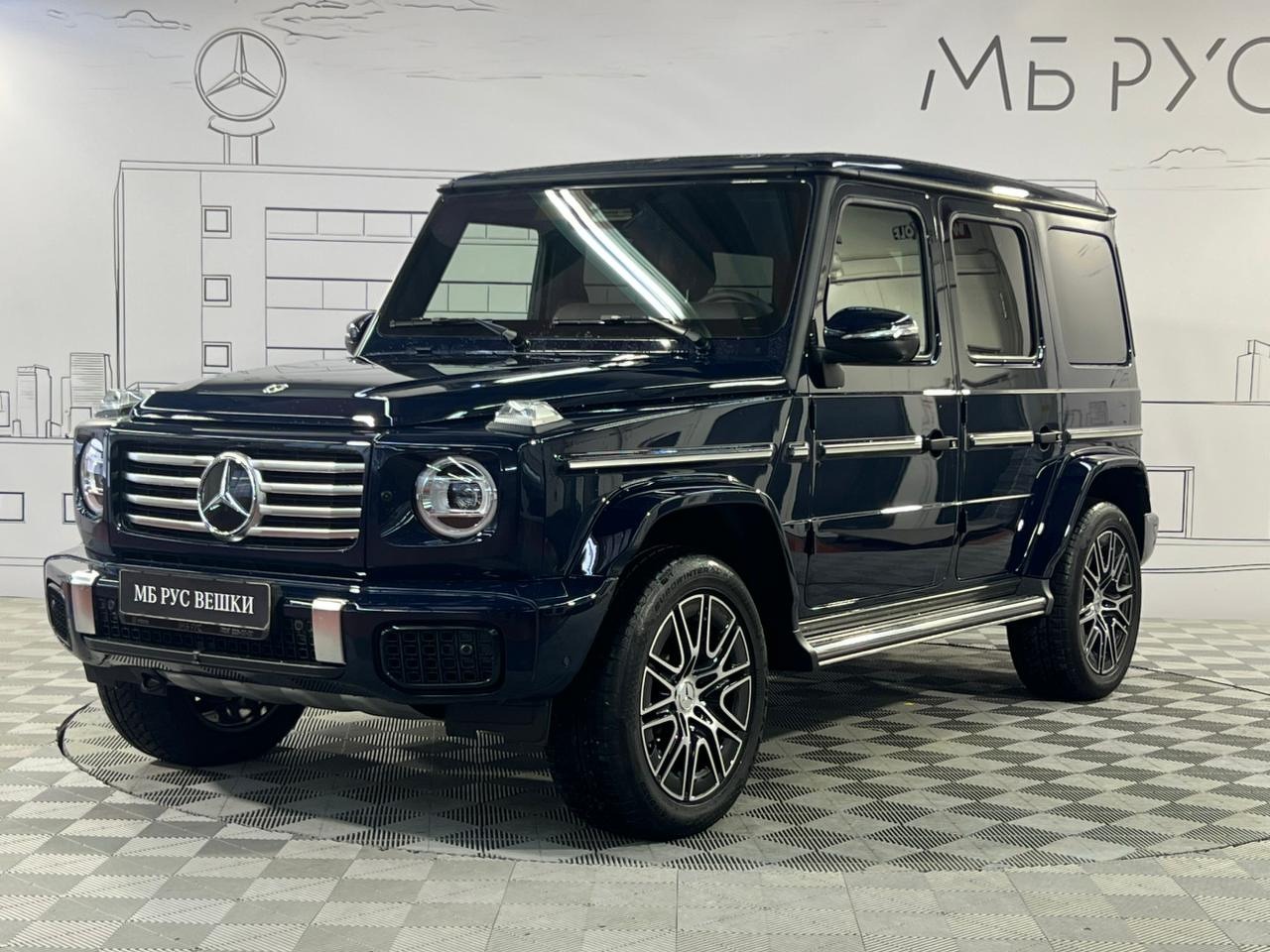 Автомобиль Mercedes-Benz G-Класс III (W463) [рестайлинг] G 450 3.0d AT 4Matic (367 л.с.) G 450 d Exclusive Line Синий 2025 