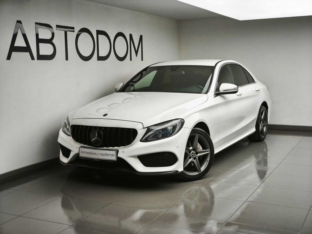 Mercedes-Benz C-Класс IV поколение (W205/S205/C205) 200 2.0 7AT 4Matic (184 л.с.) Sport Белый 2017 с пробегом 134 133 км