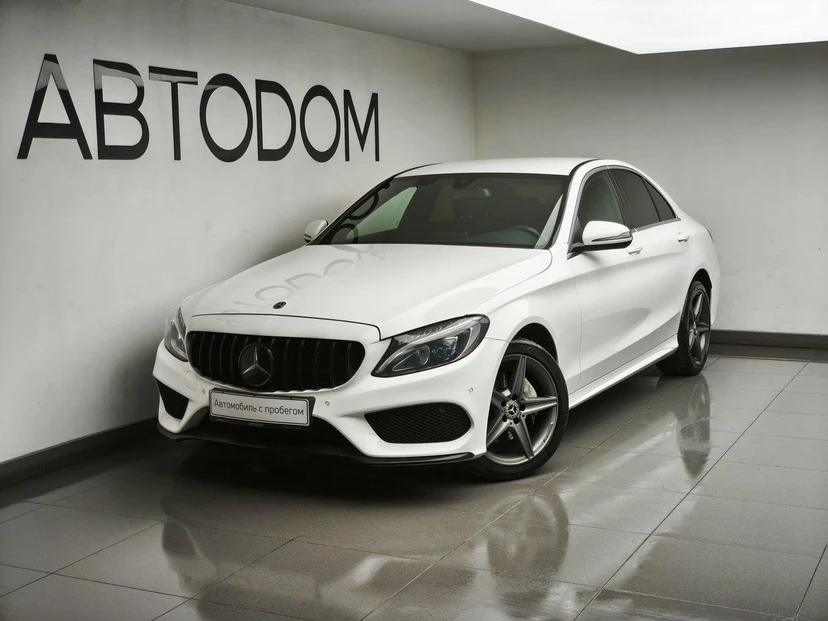 Mercedes-Benz C-Класс IV поколение (W205/S205/C205) 200 2.0 7AT 4Matic (184 л.с.) Sport Белый 2017 с пробегом 134 133 км