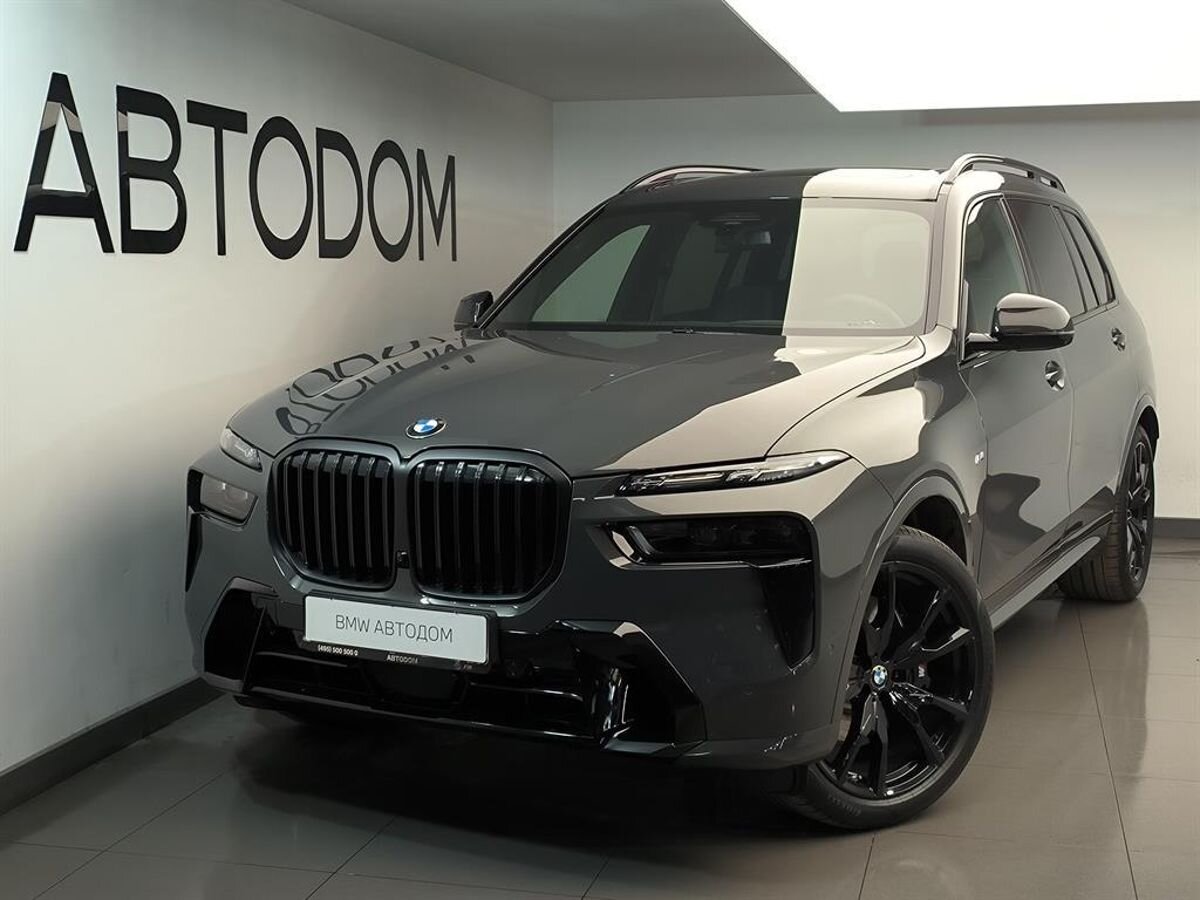 Автомобиль BMW X7 I (G07) [рестайлинг] 3.0 AT 4WD (381 л.с.) M Sport Pro Серый 2025 