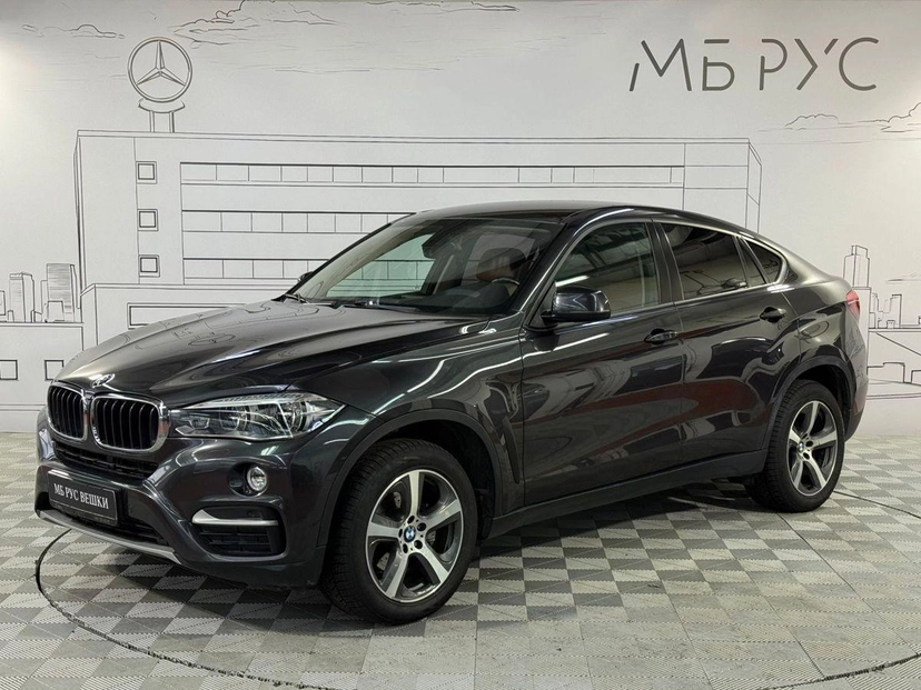Автомобиль BMW X6 II поколение (F16) 3.0d AT 4WD (249 л.с.) Luxury Серый 2016 с пробегом 108 000 км