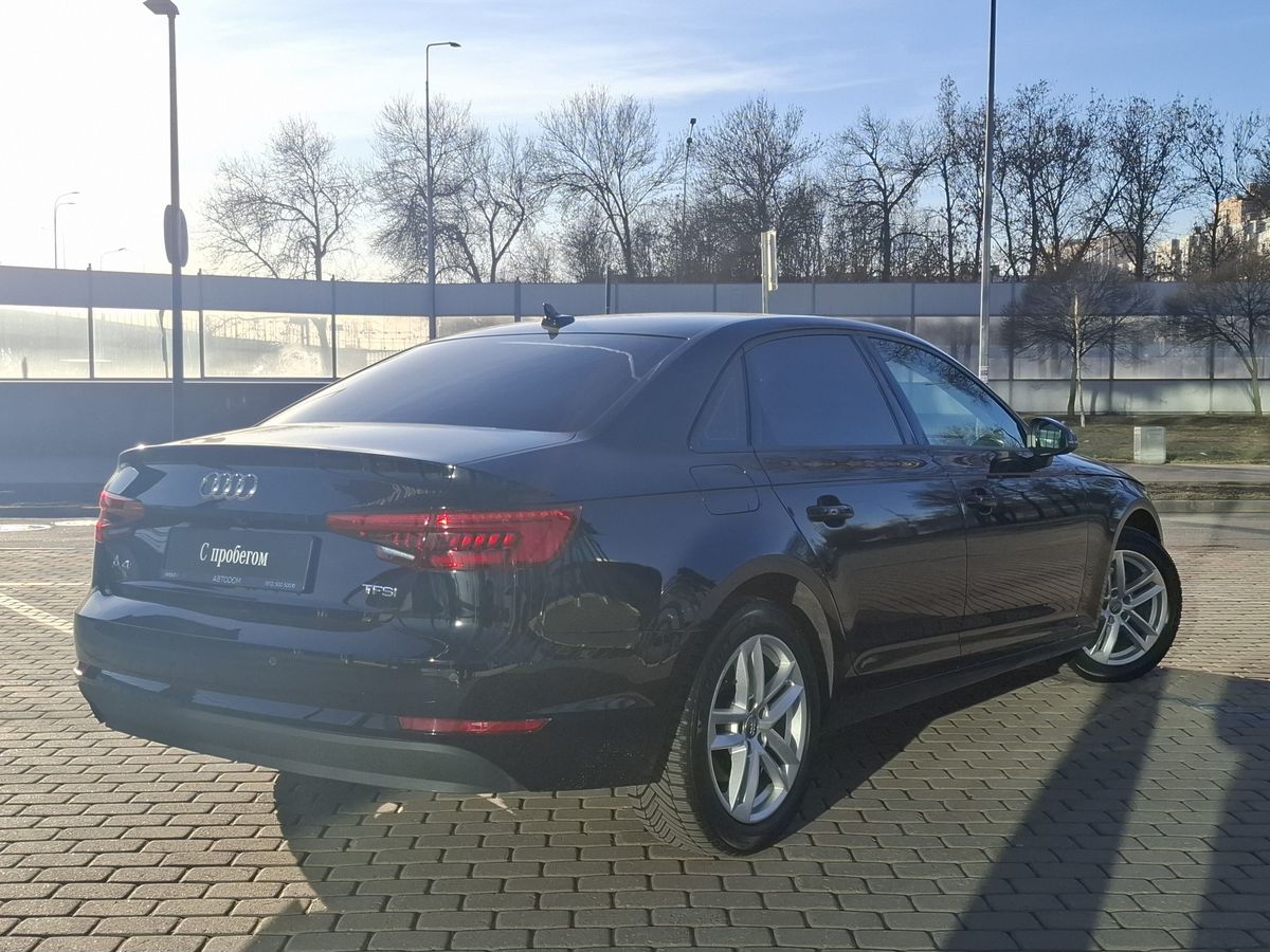 Автомобиль Audi A4 V поколение (B9) 1.4 AMT (150 л.с.) Design Чёрный 2017 с пробегом 94 416 км