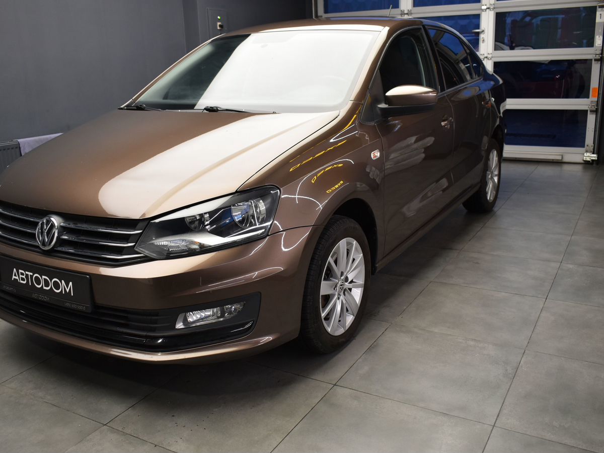 Volkswagen Polo V [рестайлинг] 1.6 MT (110 л.с.) Comfortline Коричневый 2017 с пробегом 62 000 км