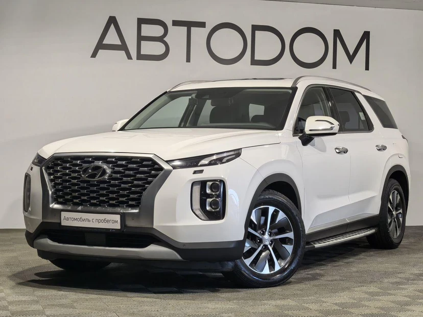 Hyundai Palisade I поколение 2.2d AT 4WD (200 л.с.) Prestige (7 мест) Белый 2019 с пробегом 95 439 км
