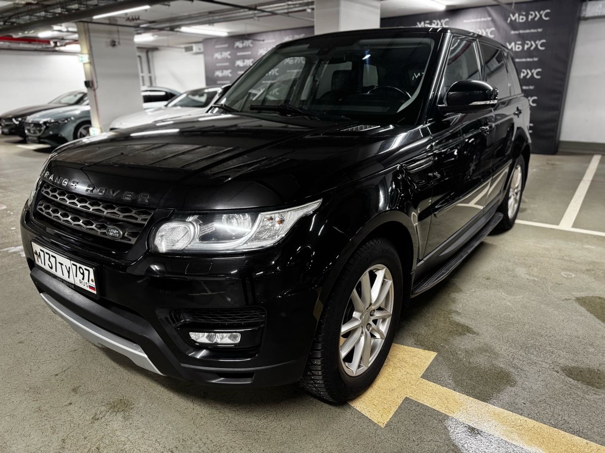 Автомобиль Land Rover Range Rover Sport II поколение 3.0d AT 4WD (249 л.с.) SE Чёрный 2016 с пробегом 180 000 км