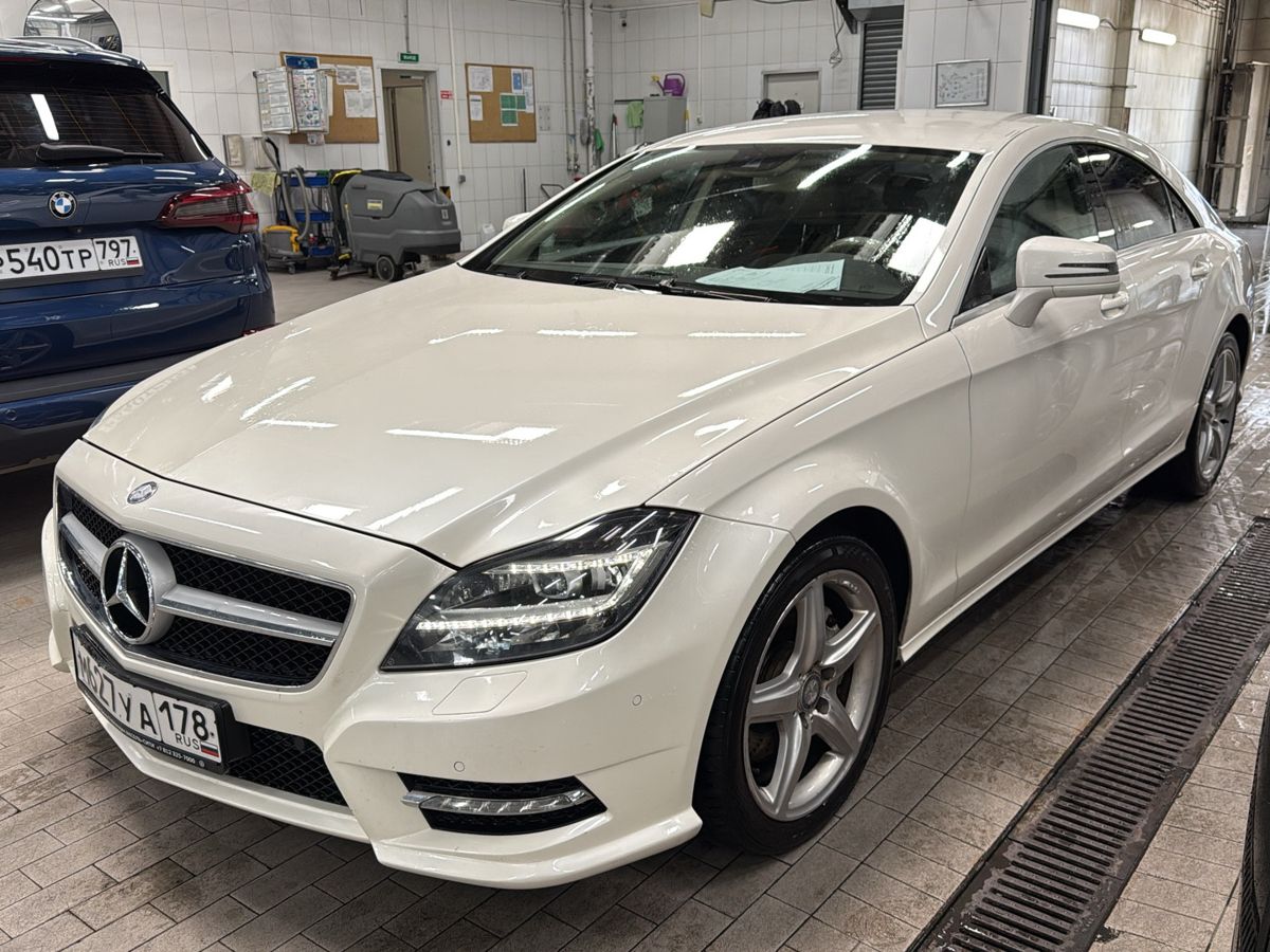 Mercedes-Benz CLS II поколение (C218) 350 3.5 AT (306 л.с.) Base Белый 2012 с пробегом 105 085 км