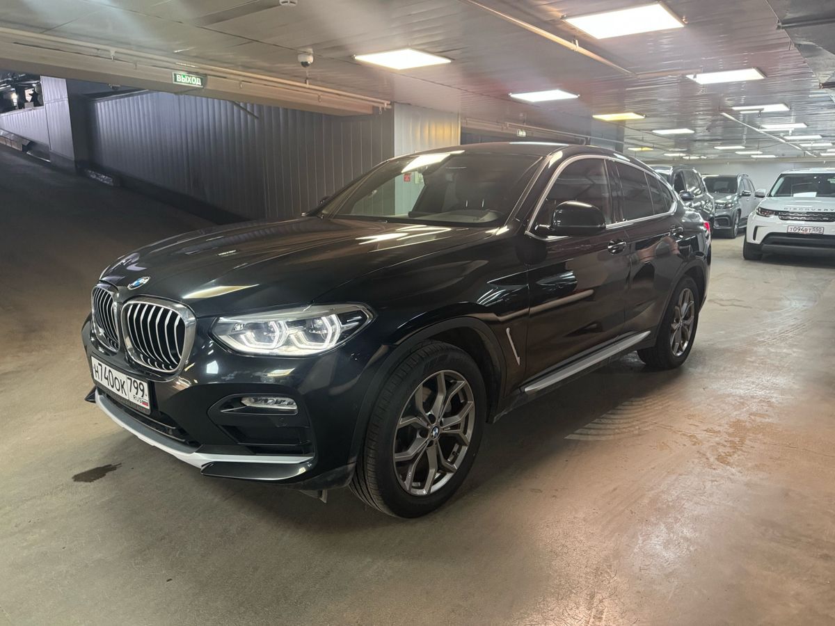 BMW X4 II поколение (G02) 2.0d AT 4WD (190 л.с.) xLine Чёрный 2019 с пробегом 65 324 км