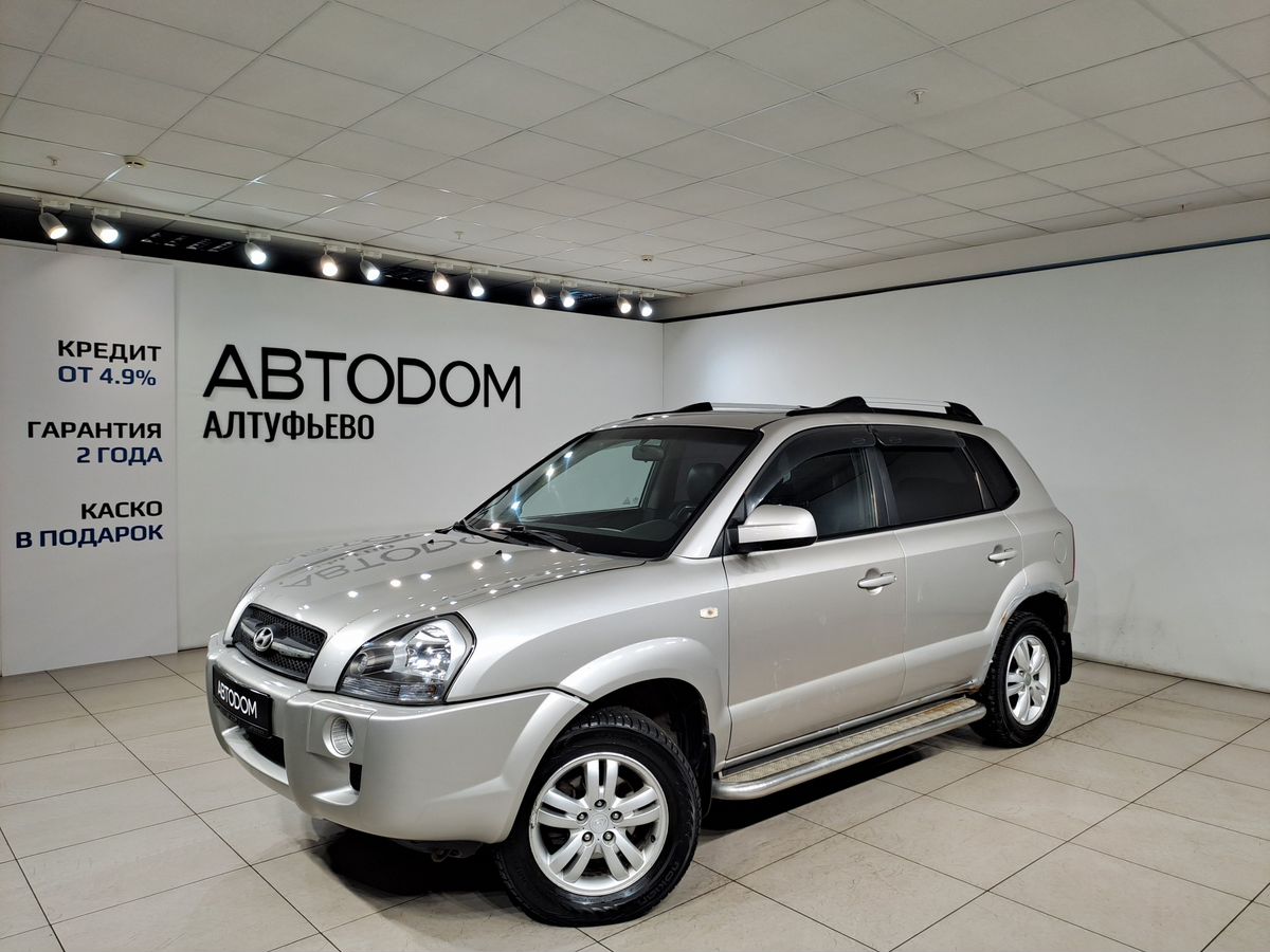 Автомобиль Hyundai Tucson I поколение 2.0d AT (140 л.с.) Base Серый 2006 с пробегом 297 500 км