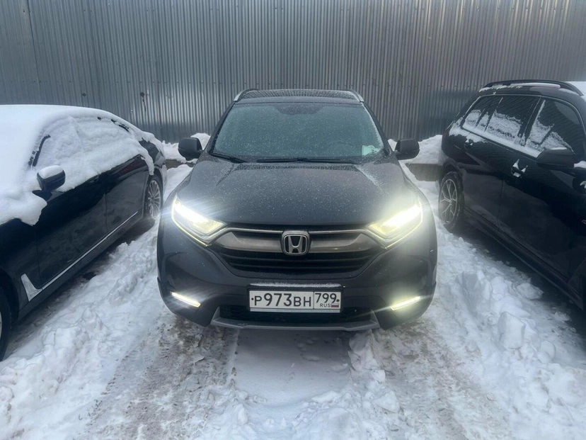Автомобиль Honda CR-V V поколение 2.4 CVT 4WD (186 л.с.) Executive Чёрный 2017 с пробегом 212 000 км