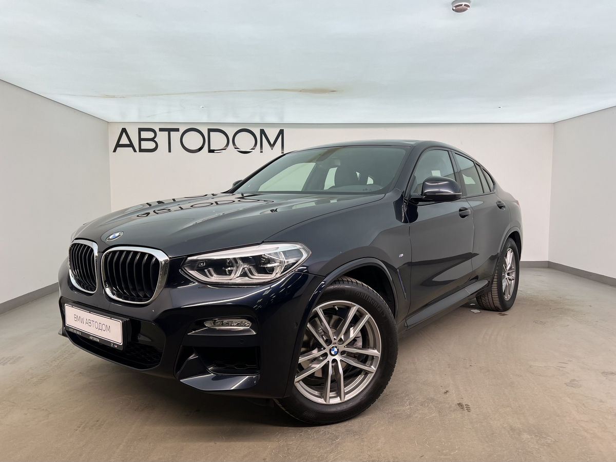 BMW X4 II поколение (G02) 2.0d AT 4WD (190 л.с.) M Sport Чёрный 2018 с пробегом 153 200 км