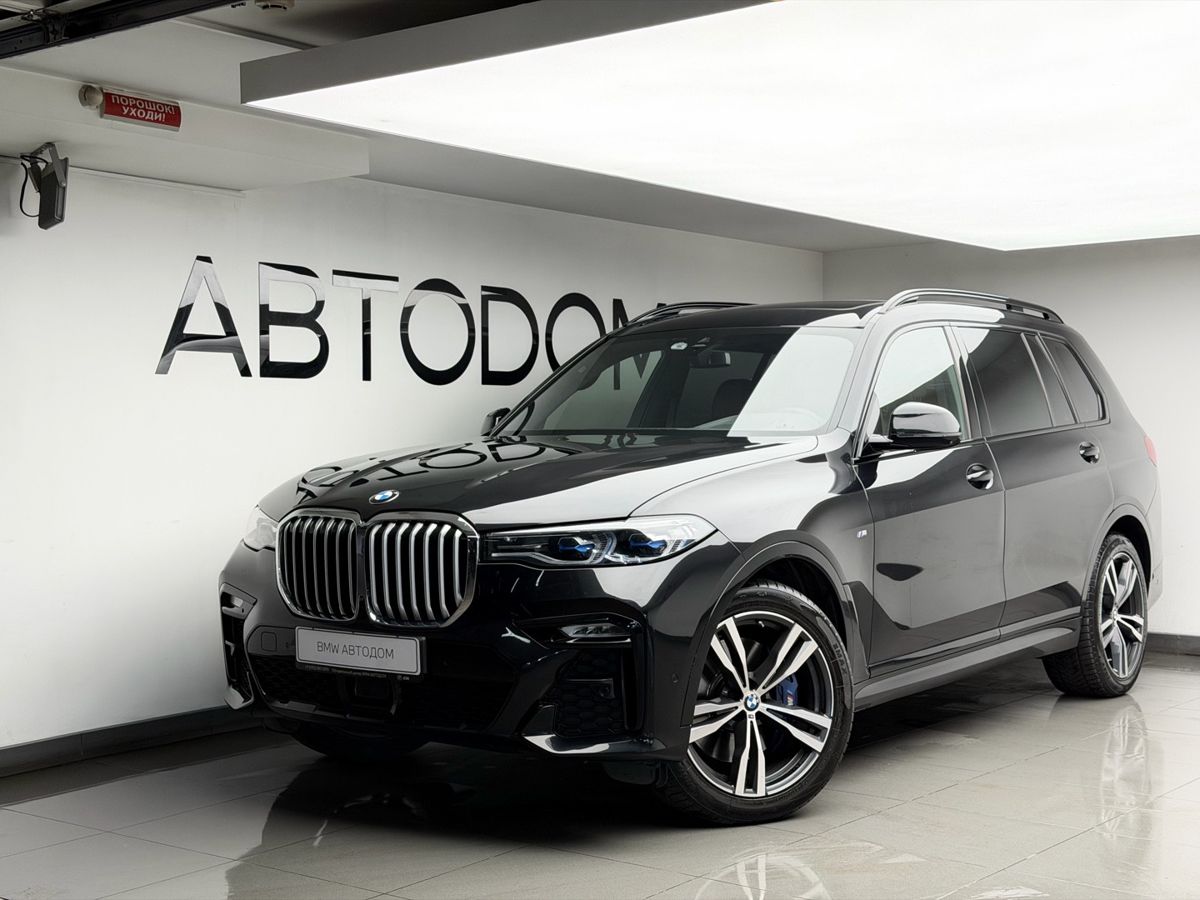 BMW X7 I поколение (G07) 3.0d AT 4WD (249 л.с.) M Sport Plus Чёрный 2022 с пробегом 18 393 км