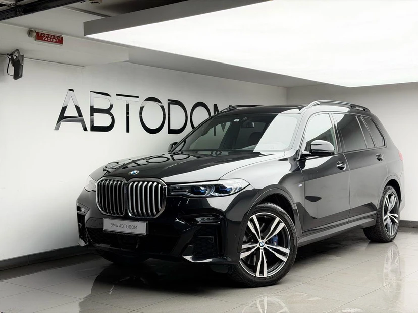 BMW X7 I поколение (G07) 3.0d AT 4WD (249 л.с.) M Sport Plus Чёрный 2022 с пробегом 18 393 км
