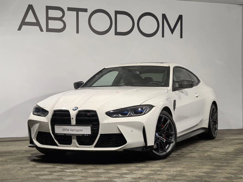 Автомобиль BMW M4 II поколение (G82) 3.0 AT 4WD (510 л.с.) Competition Белый 2023 с пробегом 37 000 км