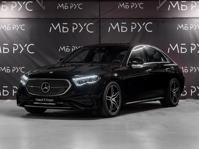 Автомобиль Mercedes-Benz E-Класс VI поколение (W214/S214) 2.0 AT 4Matic (258 л.с.) Exclusive Чёрный 2025