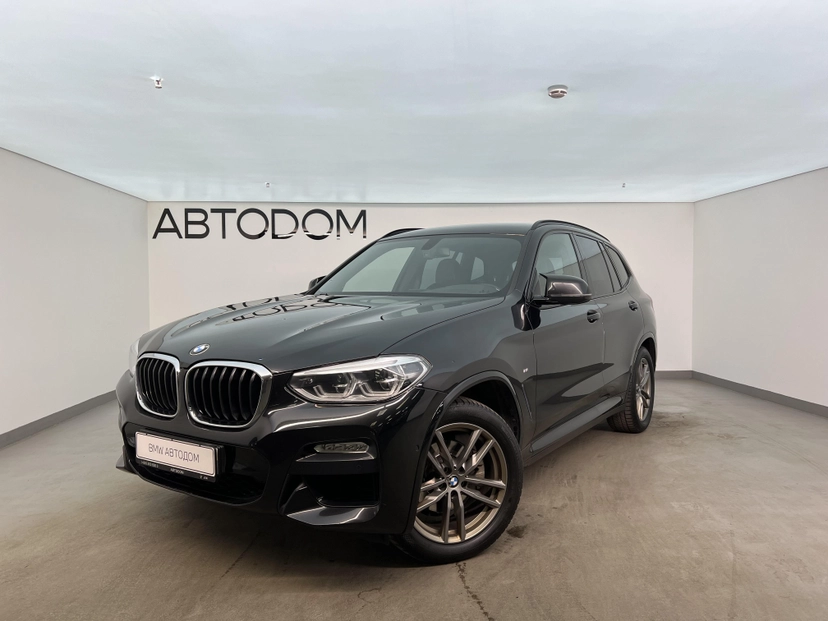 Автомобиль BMW X3 III поколение (G01) 2.0d AT 4WD (190 л.с.) M Sport Чёрный 2019 с пробегом 85 800 км