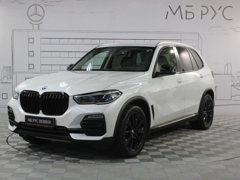 Автомобиль BMW X5 IV поколение (G05) 3.0d AT 4WD (249 л.с.) xLine Белый 2019 с пробегом 110 000 км