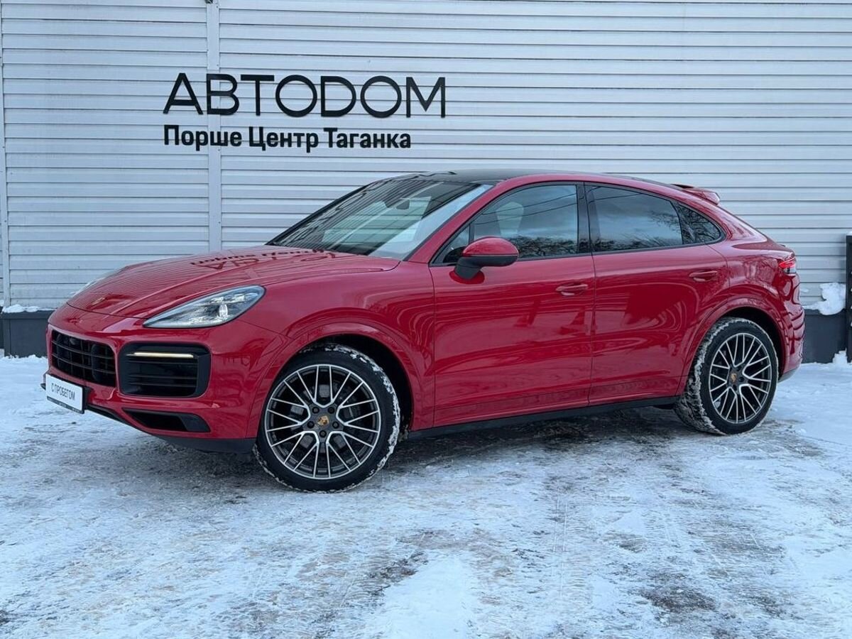 Автомобиль Porsche Cayenne III поколение 3.0 AT 4WD (340 л.с.) Base Красный 2021 с пробегом 49 422 км