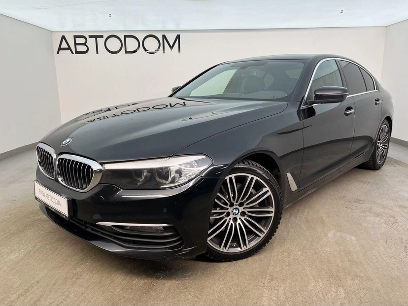 Автомобиль BMW 5 серии VII поколение (G30/G31) 530 2.0 AT (249 л.с.) Base Чёрный 2017 с пробегом 160 100 км