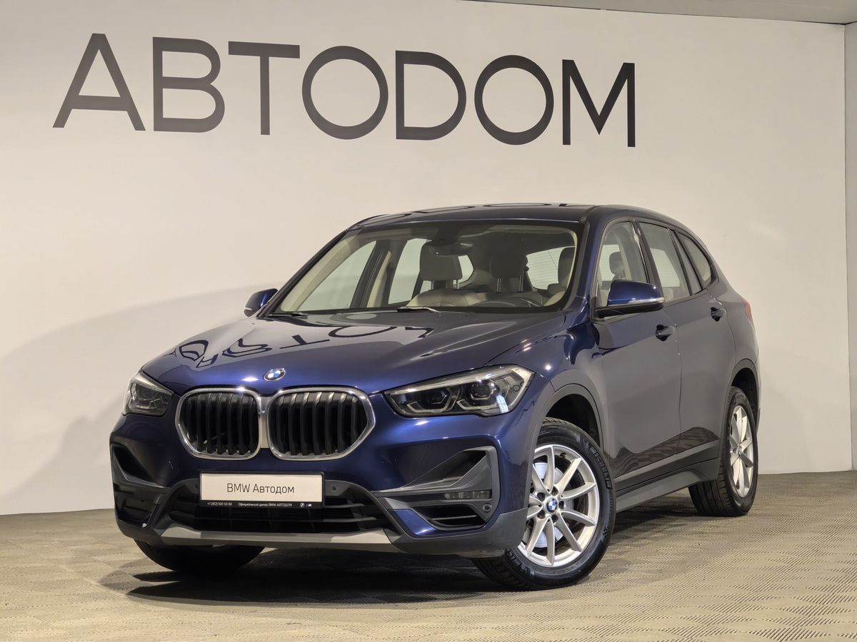 BMW X1 II (F48) [рестайлинг] 2.0 AT 4WD (192 л.с.) Base Синий 2019 с пробегом 51 823 км