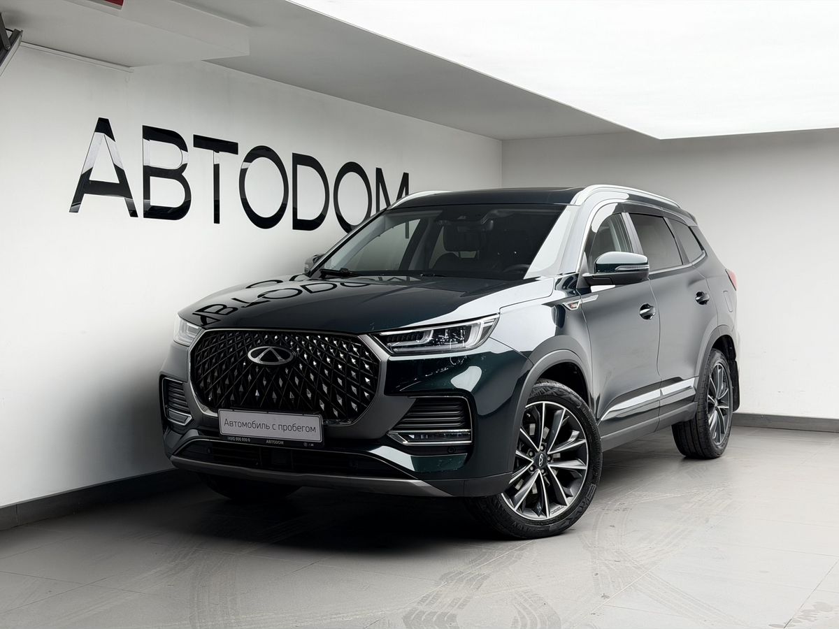 CHERY Tiggo 8 Pro Max I [рестайлинг] 2.0 AMT 4WD (197 л.с.) Ultimate Зелёный 2024 с пробегом 49 695 км