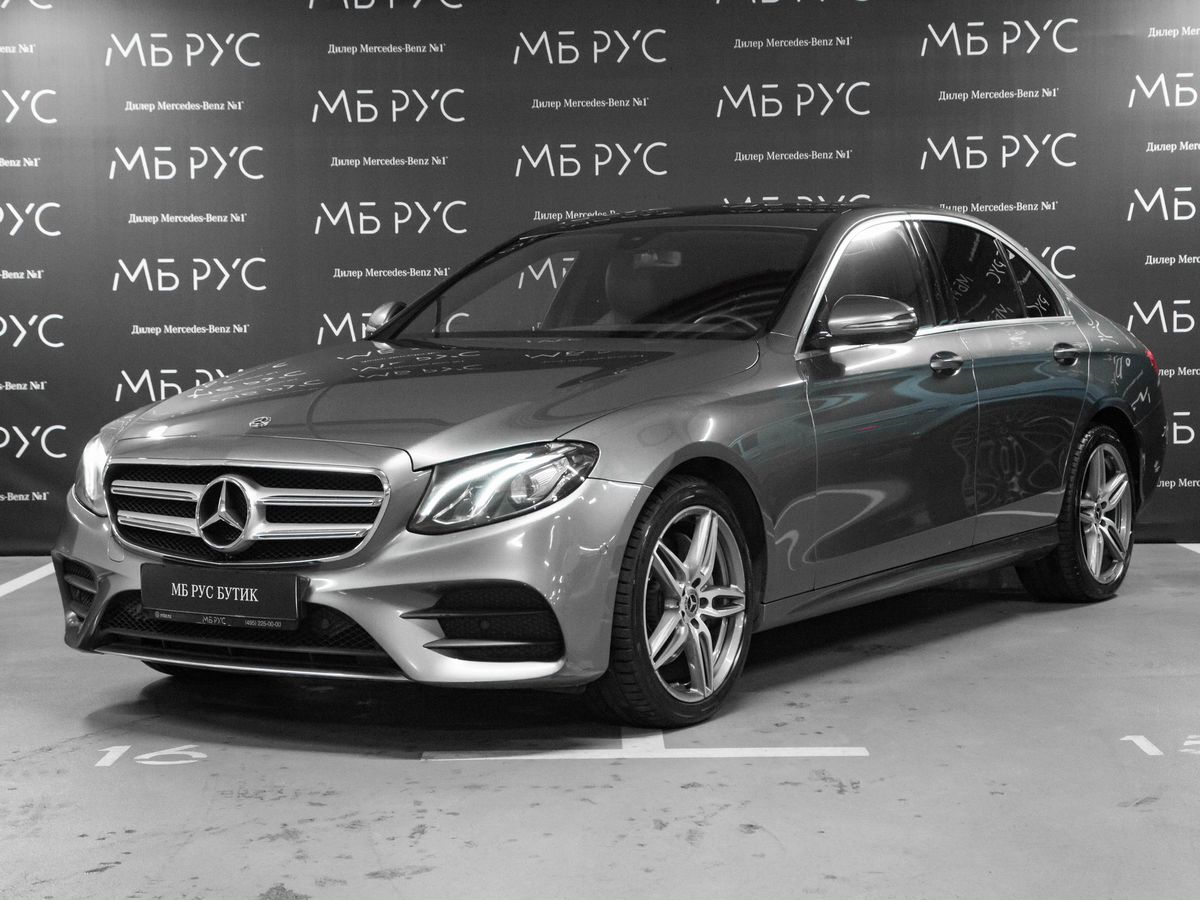 Mercedes-Benz E-Класс V поколение (W213/S213/C238) 200 2.0 AT 4Matic (197 л.с.) Sport Чёрный 2018 с пробегом 82 596 км