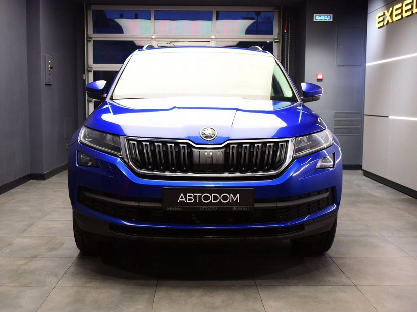 Автомобиль Skoda Kodiaq I поколение 1.4 AMT 4WD (150 л.с.) Base Синий 2019 с пробегом 72 388 км