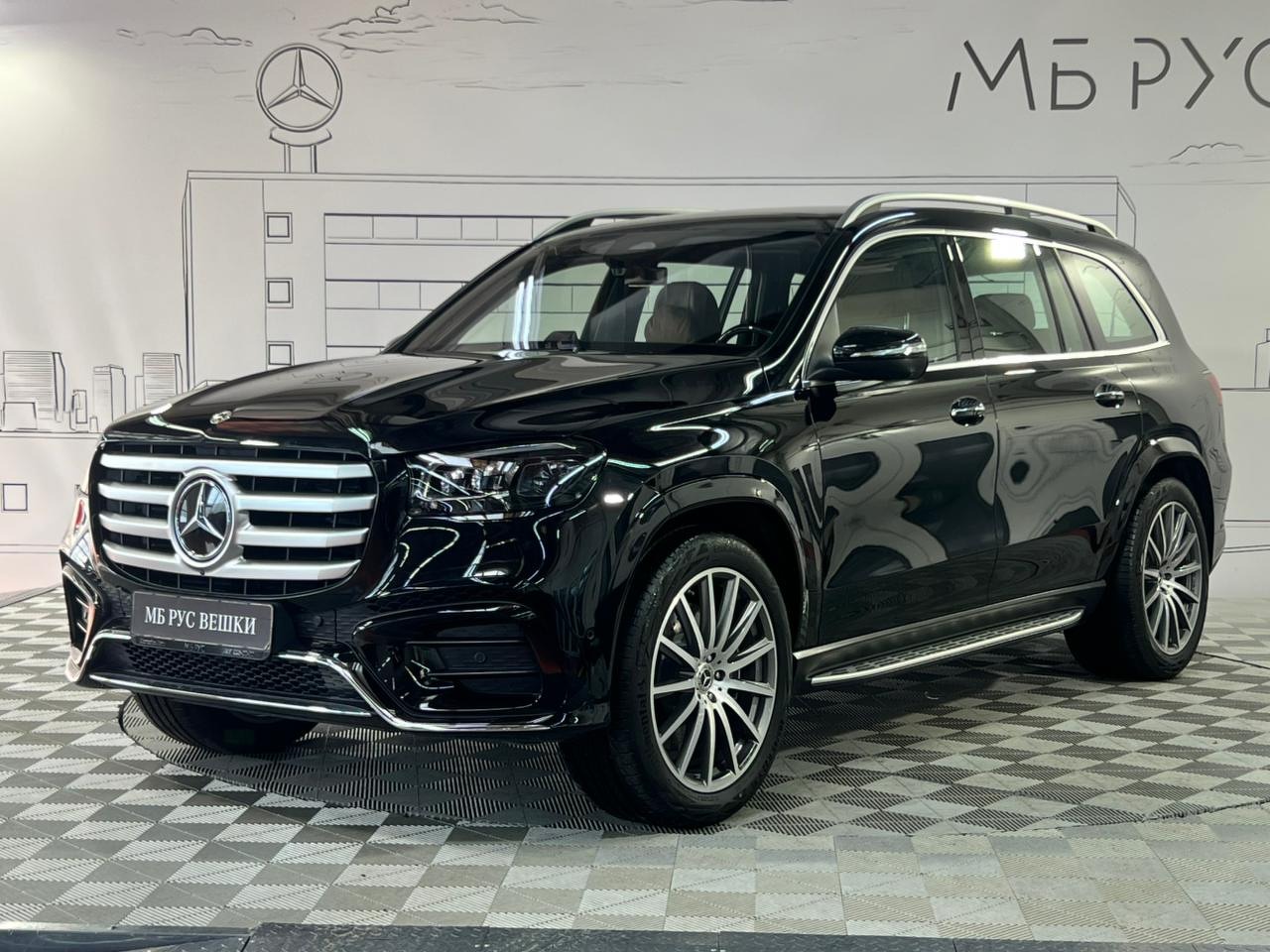 Автомобиль Mercedes-Benz GLS II (X167) [рестайлинг] 450 3.0d AT 4Matic (367 л.с.) Base Чёрный 2025 