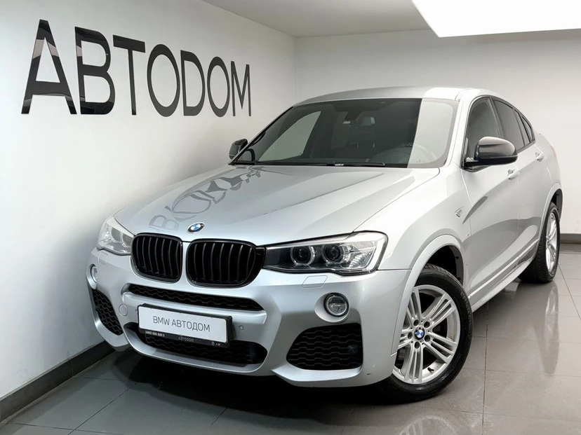 BMW X4 I поколение (F26) 2.0d AT 4WD (190 л.с.) M Sport Локальная сборка Серебристый 2016 с пробегом 143 890 км