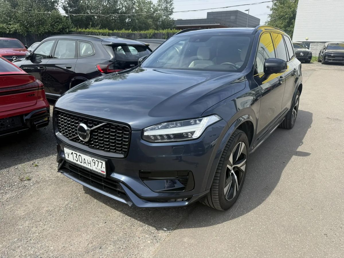 Volvo XC90 II [рестайлинг] 2.0 AT 4WD (5 мест) (249 л.с.) Ultimate Синий 2022 с пробегом 108 619 км