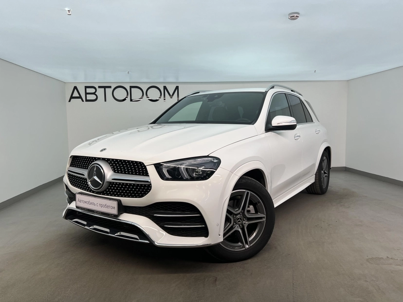 Автомобиль Mercedes-Benz GLE II поколение (V167) 300 2.0d AT 4Matic (245 л.с.) Base Белый 2021 с пробегом 24 330 км