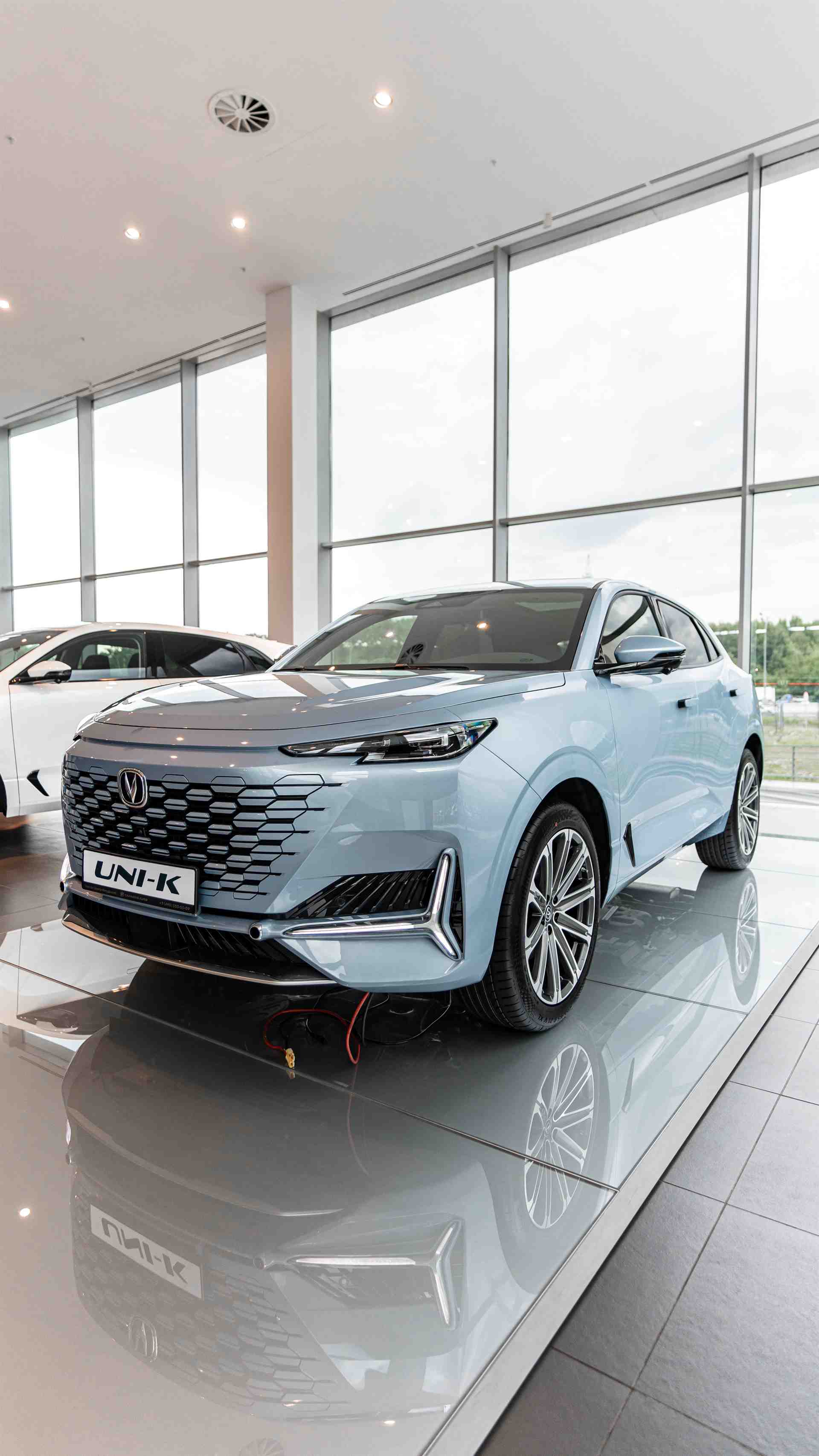 Автомобиль Changan UNI-K I поколение 2.0 AT 4WD (226 л.с.) Tech Голубой 2024 