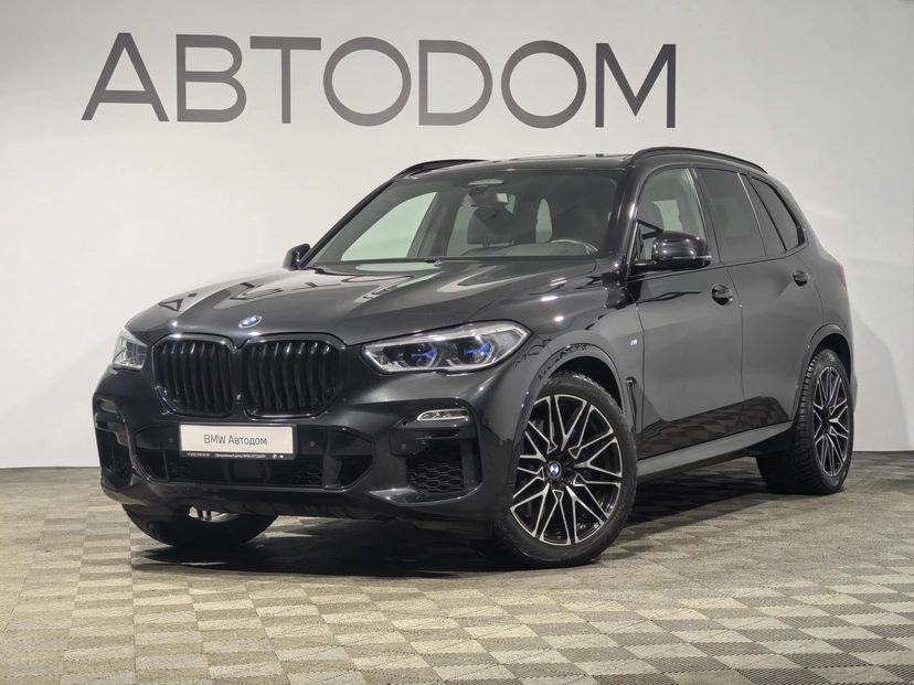 Автомобиль BMW X5 IV поколение (G05) 3.0d AT 4WD (340 л.с.) M Sport Pro Чёрный 2020 с пробегом 78 465 км