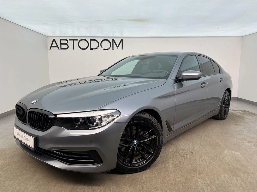 Автомобиль BMW 5 серии VII поколение (G30/G31) 520 2.0d AT (190 л.с.) Sport Line Серый 2018 с пробегом 68 169 км