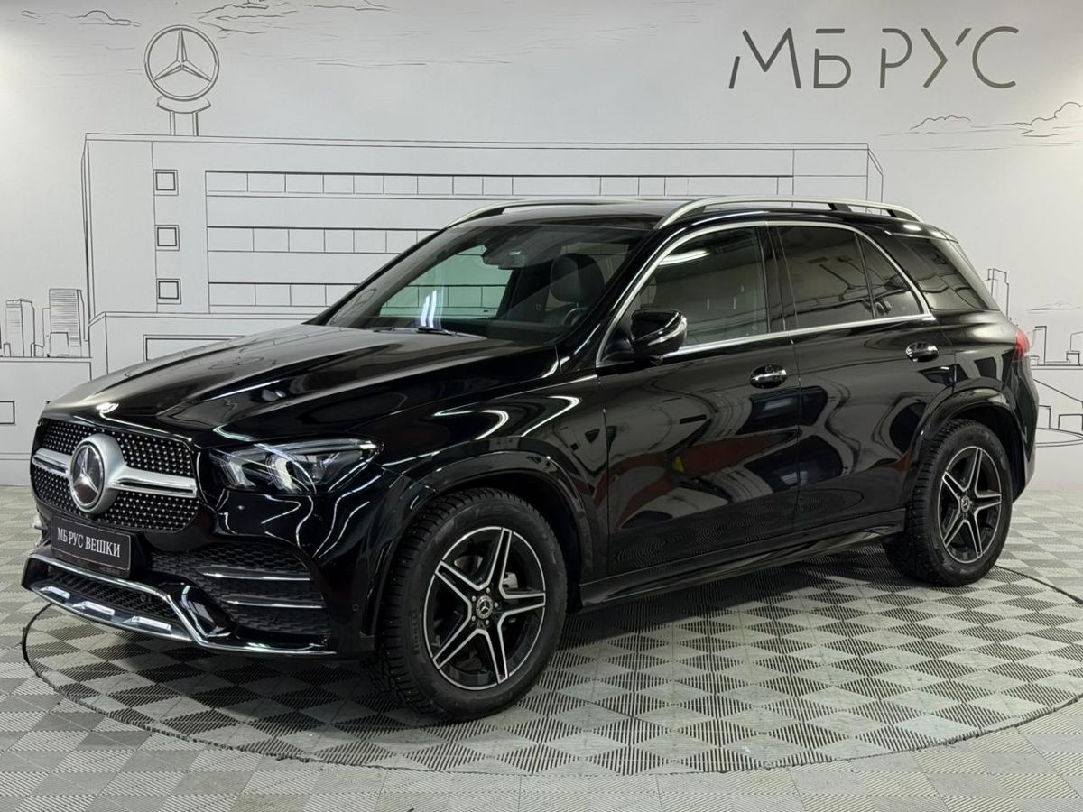 Автомобиль Mercedes-Benz GLE II поколение (V167) 300 2.0d AT 4Matic (245 л.с.) Sport Plus Чёрный 2021 с пробегом 42 996 км