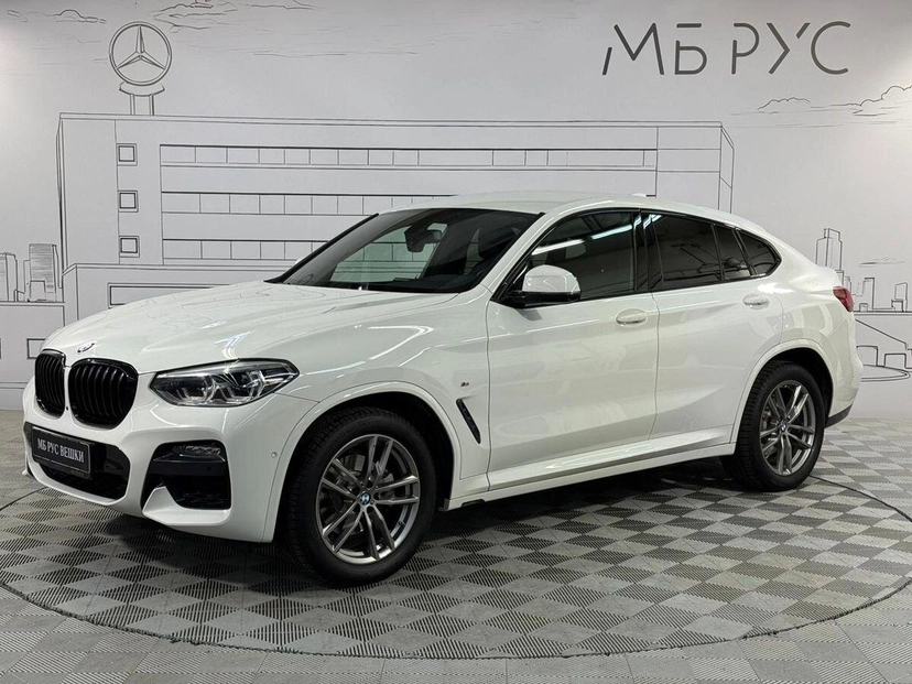 Автомобиль BMW X4 II поколение (G02) 2.0d AT 4WD (190 л.с.) M Sport Белый 2021 с пробегом 60 651 км