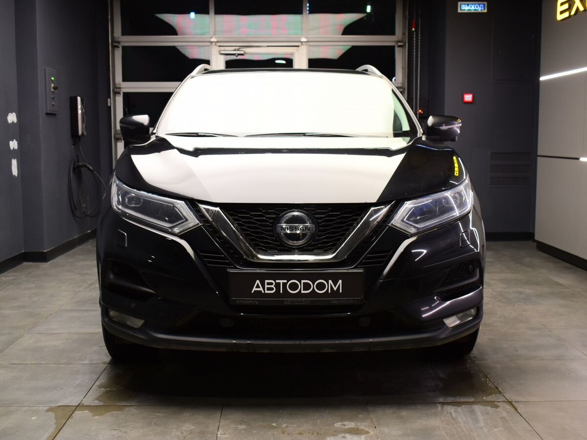 Автомобиль Nissan Qashqai II [рестайлинг] 2.0 CVT 4WD (144 л.с.) LE Top Чёрный 2020 с пробегом 116 856 км