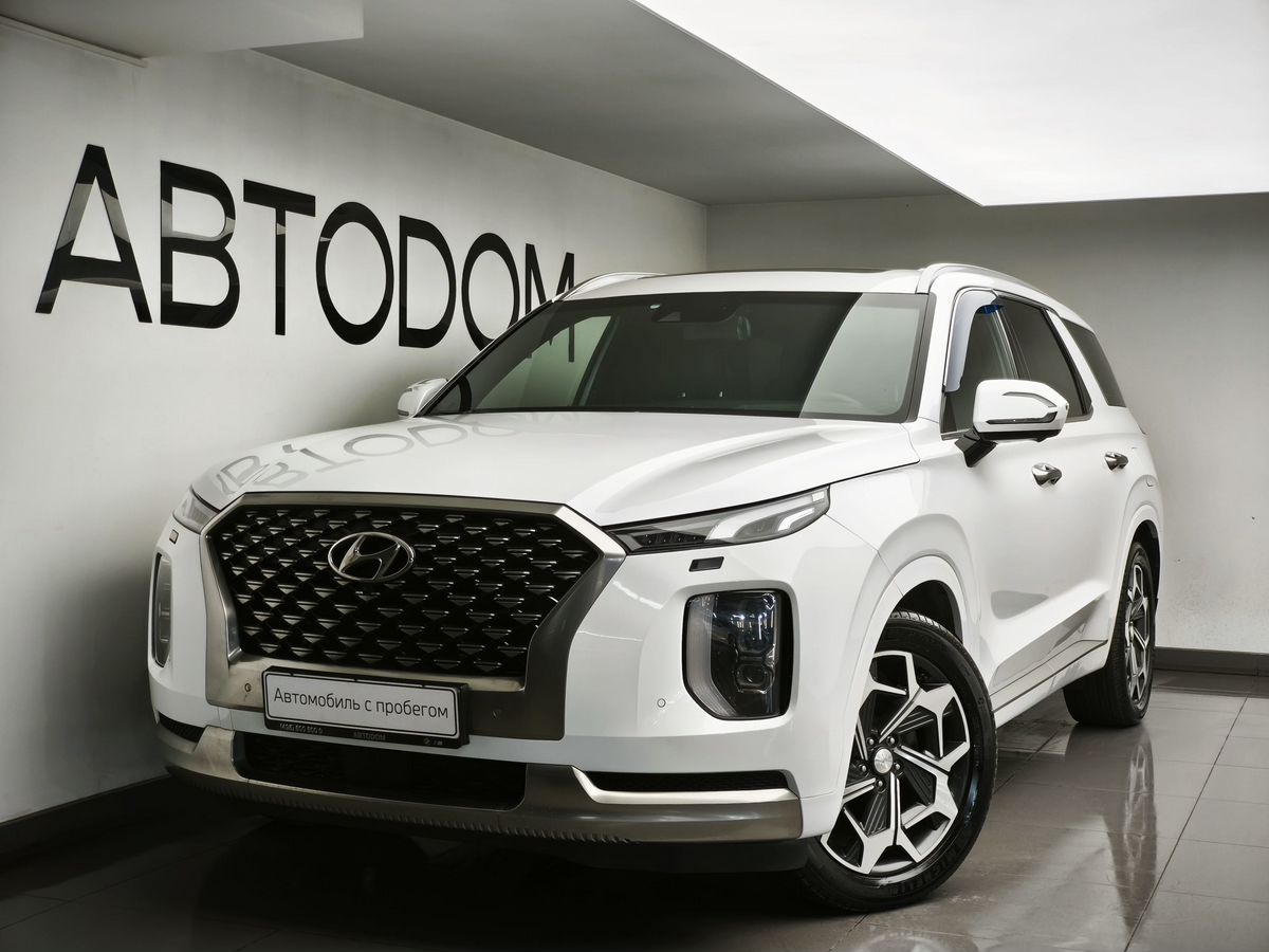 Hyundai Palisade I поколение 2.2d AT 4WD (200 л.с.) Calligraphy Белый 2022 с пробегом 80 266 км