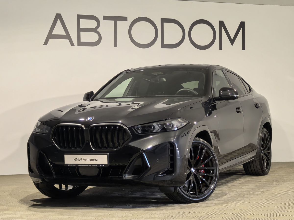 BMW X6 III (G06) [рестайлинг] 3.0d AT 4WD (286 л.с.) M Sport Чёрный 2025 