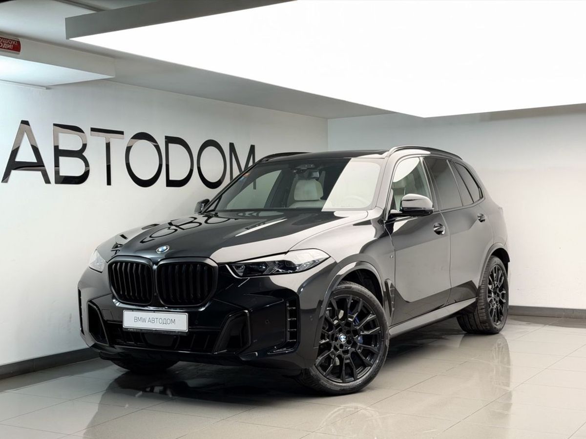 BMW X5 IV (G05) [рестайлинг] 3.0d AT 4WD (286 л.с.) M Sport Pro Чёрный 2024 с пробегом 22 133 км