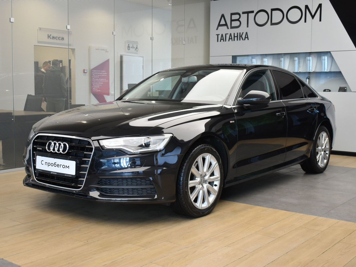 Audi A6 IV поколение (C7) 2.8 AMT 4WD (204 л.с.) Base Чёрный 2011 с пробегом 102 143 км