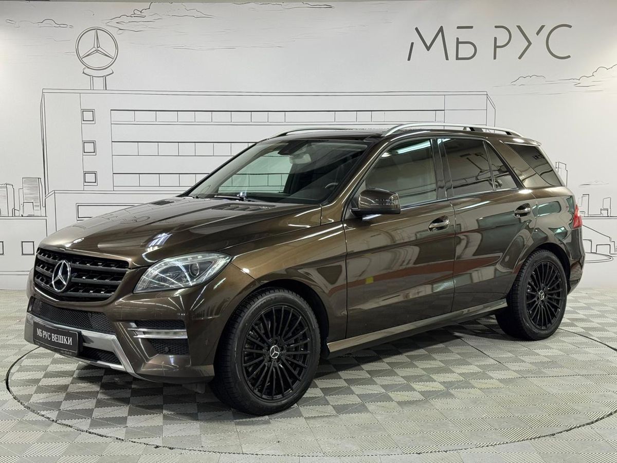 Автомобиль Mercedes-Benz M-Класс III поколение (W166) 350 3.0d AT 4Matic (258 л.с.) Base Коричневый 2012 с пробегом 209 018 км