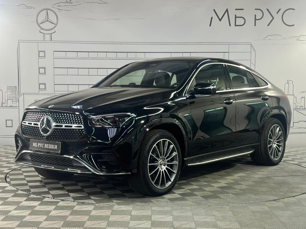 Автомобиль Mercedes-Benz GLE coupe II (C167) [рестайлинг] 3.0 AT 4Matic (380 л.с.) Base Чёрный 2025 
