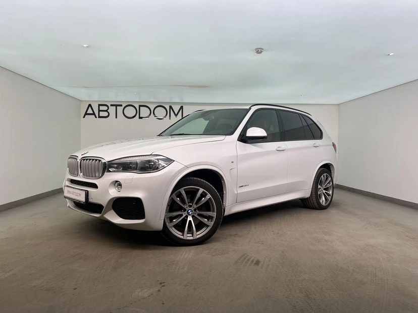 BMW X5 III поколение (F15) 3.0d AT 4WD (313 л.с.) Base Белый 2018 с пробегом 160 661 км