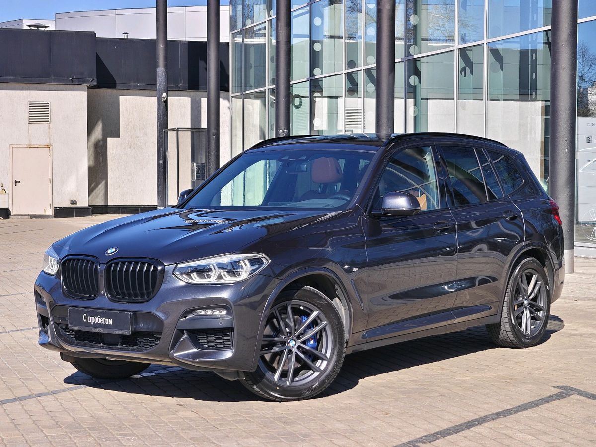 Автомобиль BMW X3 III поколение (G01) 3.0d AT 4WD (249 л.с.) M Sport Серый 2021 с пробегом 179 140 км