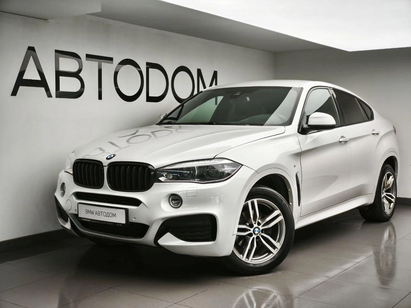 Автомобиль BMW X6 II поколение (F16) 3.0d AT 4WD (249 л.с.) M Sport Белый 2018 с пробегом 141 241 км