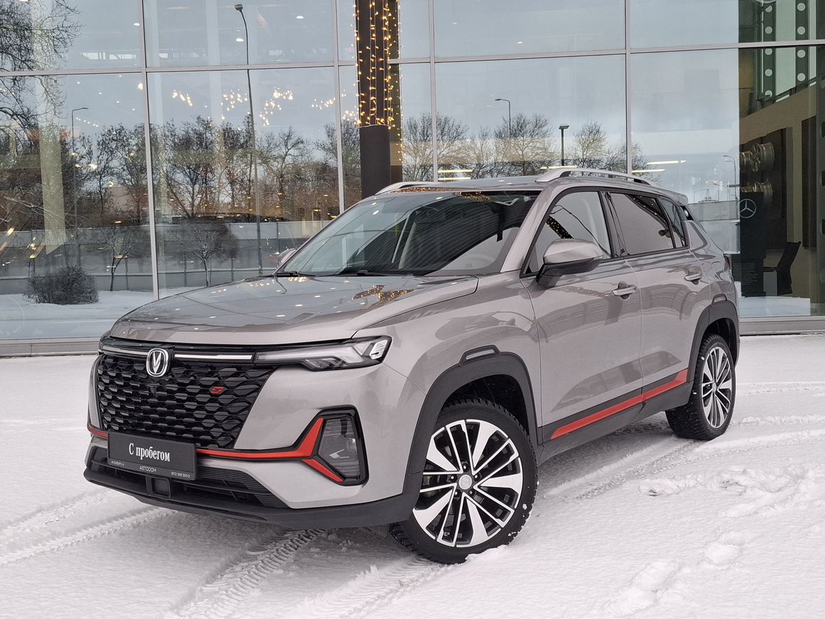 Автомобиль Changan CS35PLUS I [рестайлинг] 1.4 AMT (150 л.с.) Tech Серый 2023 с пробегом 20 573 км